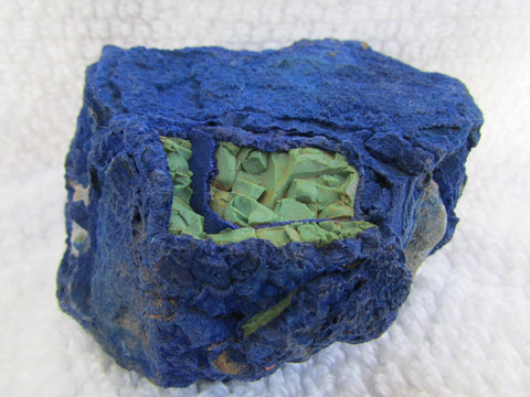 Deep Blue Morenci Azurite w/ Malachite