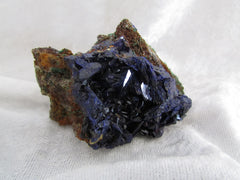 Bisbee Azurite on Limestone Matrix - SOLD - Bisbeeborn - 1