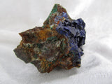 Bisbee Azurite on Limestone Matrix - SOLD - Bisbeeborn - 2