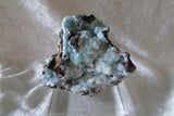 Calcite on Hemimorphite - Bisbeeborn - 3