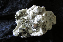 Pyrite on Quartz - Bisbeeborn - 1