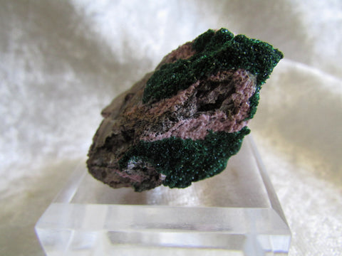 Cobaltoan Dolomite psd Calcite with Malachite - Bisbeeborn - 1